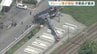 クレーン車が横転 作業員男性が意識不明の重体　約300キロの鉄板が滑り落ちる　福岡・大牟田市の工事現場|TBS NEWS DIG