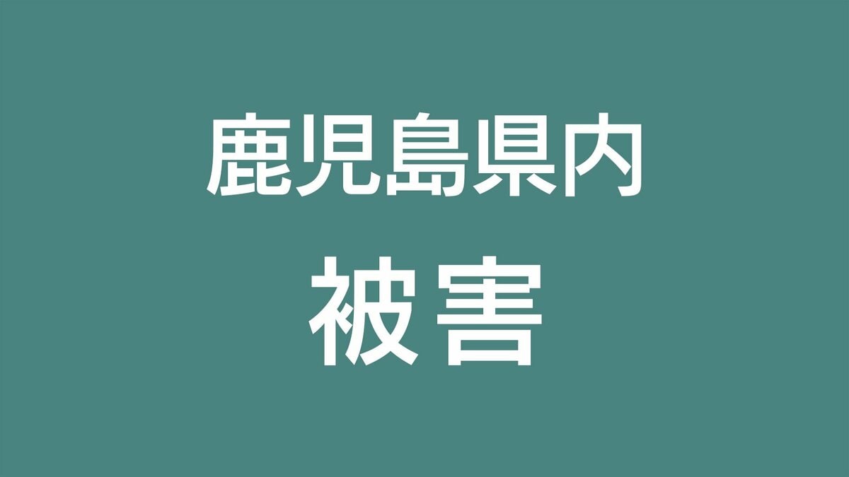 台風13号　奄美地方で停電や通信障害続く　(午前9時半現在)