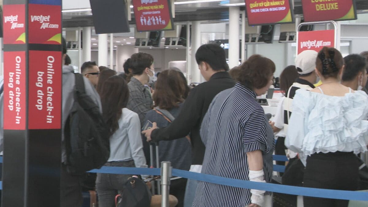 GWきょうから本格スタート 中部空港は出国ピーク 日中関係悪化で北京や大連の路線は全て運休 連休中の国際線予約者数は去年の9割ほどに