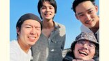 【 清原翔 】北村匠海&上村柊平&映画撮影監督の今村圭祐氏とともに「懐かし楽しかったー!」青空のもと再会に笑顔|TBS NEWS DIG