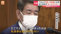 下村元文科大臣が衆院・政倫審に出席　還付金復活「どこでどんな形で決まったか全く分からない」| TBS CROSS DIG with Bloomberg