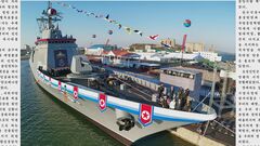 北朝鮮　新型駆逐艦の進水式　金正恩総書記が出席「必要な状況になれば最も強力な軍事力の先制適用も躊躇しない」| TBS CROSS DIG with Bloomberg