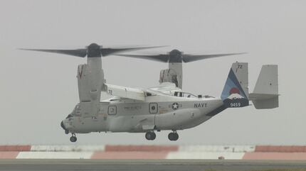 アメリカ海軍のオスプレイ“運用ルールの確立を” 市民団体が岩国市に