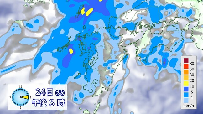 【九州北部の大雨情報】これからどこでどれだけ降る？　3時間ごとの雨シミュレーションと24時間降水量|TBS NEWS DIG