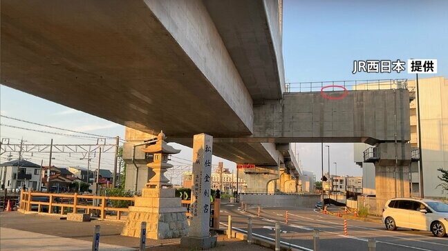 北陸新幹線の高架橋からコンクリート片17個落下 総重量1.9キロ けが人なし|TBS NEWS DIG