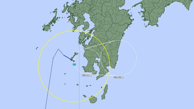 【台風情報】九州を襲う台風12号、鹿児島県で線状降水帯の恐れ 土砂災害や河川氾濫に厳重警戒を　九州南部は23日まで新たに400ミリの大雨か【雨風シミュレーション】|TBS NEWS DIG