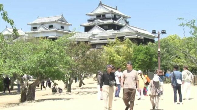 GW期間中の観光客数　最も多かったのは「松山城」愛媛県まとめ|TBS NEWS DIG