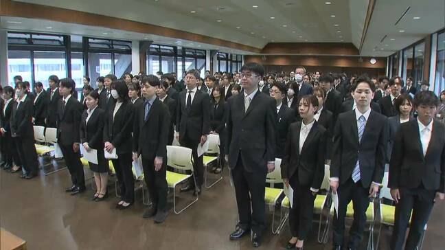 岡山県庁で辞令交付式　積極採用で過去20年で最多となる約220人の新入職員【岡山】|TBS NEWS DIG