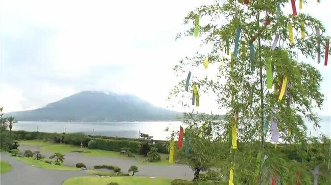 きょうは七夕 仙巌園では島津家伝統の七夕飾り 「炉辺南国記」から再現した五色の短冊|TBS NEWS DIG