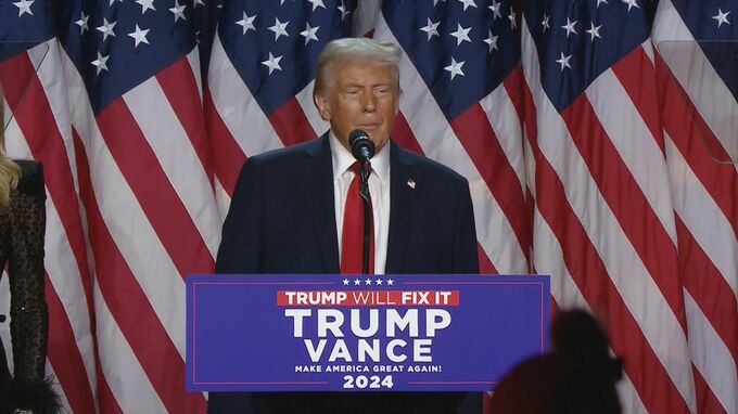 トランプ氏勝利宣言　ゼレンスキー大統領・NATO事務総長が祝意　ゼレンスキー氏「“力による平和”のアプローチを約束していることを評価」|TBS NEWS DIG