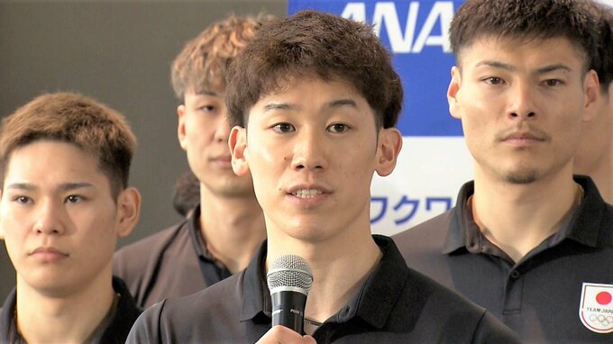 石川祐希「金メダルをもって帰ってこれるよう」52年ぶりの金メダル獲得へ、男女サッカー代表とパリ五輪へ出発|TBS NEWS DIG
