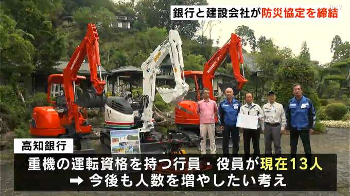銀行と建設会社が防災対策で連携！ノウハウ共有し取り組み強化【高知】|TBS NEWS DIG