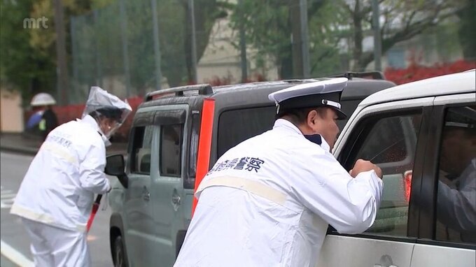 「春の全国交通安全運動」に合わせて　宮崎市の通学路で警察が交通安全指導　|　MRTニュース ｜ ＭＲＴ宮崎放送
