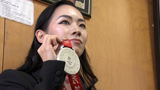 小松原美里選手が現役引退を岡山市長に報告　今後はプロスケーターとして活動　後進育成も　|　岡山・香川のニュース | 天気 | RSK山陽放送