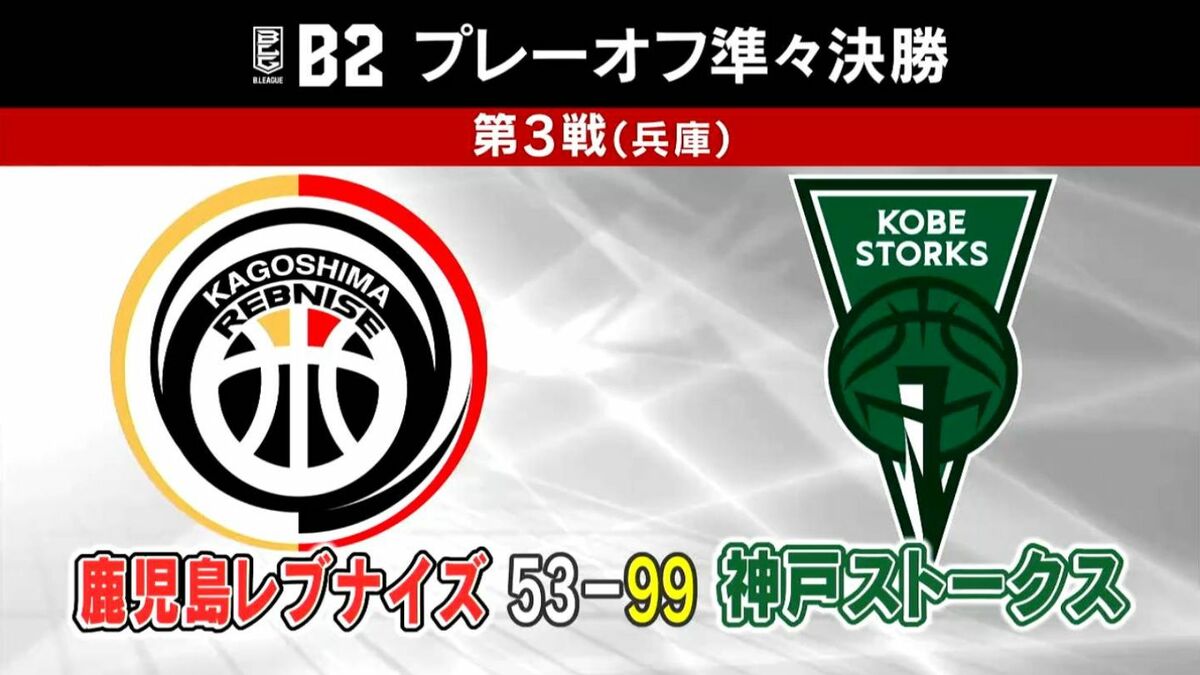 鹿児島レブナイズ　プレーオフ第3戦