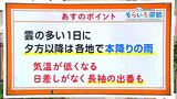 高知の天気 21日は雲の多い一日に 夕方以降は各地で本降りの雨に 東杜和気象予報士が解説 | 高知のニュース・天気|KUTV NEWS | KUTVテレビ高知