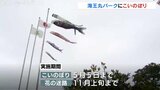 園児らが掲揚 海王丸パークにこいのぼり 風になびくと歓声も 富山・射水市 | 富山のニュース|天気・防災|チューリップテレビ