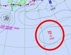 【台風のたまご】台風26号が北上する中…新たな“台風のたまご”＝熱帯低気圧が発生する予想　気象庁の予想天気図に熱帯低気圧を示す「TD」の記号【10月6日までの雨風シミュレーション】長期シミュレーションには「気がかりな渦」も…　|　SBC NEWS | 長野のニュース | SBC信越放送