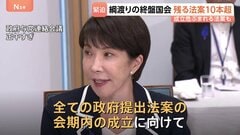 【国会終盤】会期末まで4日、高市総理は“すべての成立に意欲”も残る法案は10本超… 委員会日程立て込み成立危ぶまれる法案も| TBS CROSS DIG with Bloomberg
