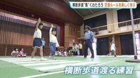 【馬と学ぶ交通ルール】園児が横断歩道の渡り方を練習！「馬（うま）く渡ろう」パトカー乗車やエサやりも　広島|TBS NEWS DIG