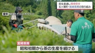 農薬に頼らない有機栽培で水源地の土壌・水質の保全に取り組む　五ヶ瀬町「宮﨑茶房」　|　MRTニュース ｜ ＭＲＴ宮崎放送