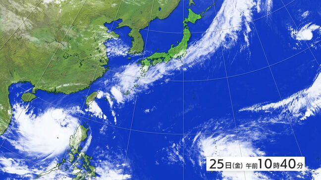 【台風情報】大型の台風21号が日本のはるか南で発生　30日（水）には強い勢力で沖縄の南へ進む見込み　その後は日本列島に近づく可能性も　もし11月に上陸すれば観測史上2例目に　tbc気象台　|TBS NEWS DIG