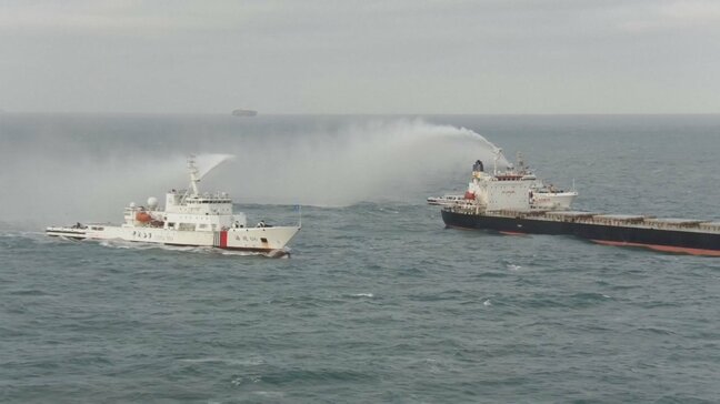 中国　台湾海峡南部の海域で初の救助訓練　日本や台湾周辺で中国艦船の活動活発に|TBS NEWS DIG