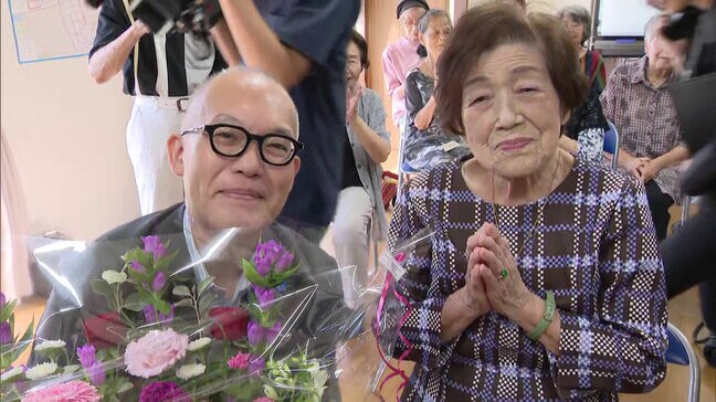 「継続は力なり、生きている限り続けたい」手と足に重り　100歳女性が3年間続けるダンベル体操　副知事に披露　佐賀|TBS NEWS DIG
