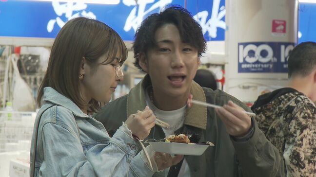 連休最終日も大にぎわい　 金沢・近江町市場に観光客続々|TBS NEWS DIG