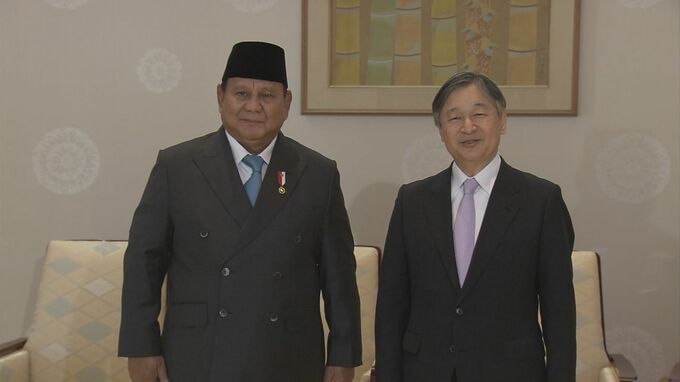 天皇陛下　インドネシア大統領と昼食会　風邪症状については記者に「治りました」|TBS NEWS DIG