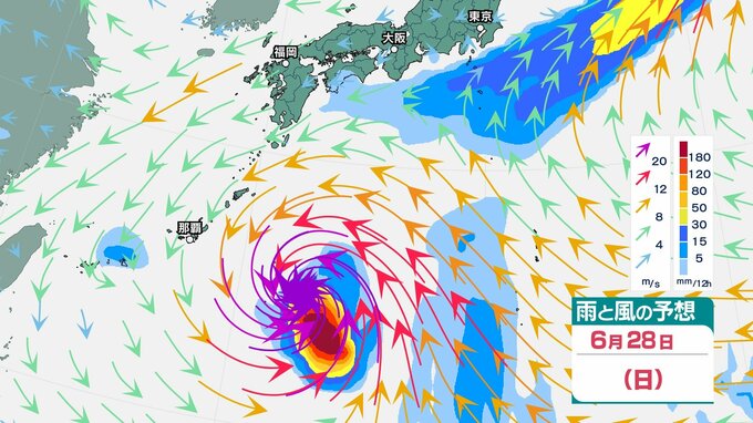 【あやしい渦】日本のはるか南の海上に「反時計回りの渦」台風のたまご＝熱帯低気圧が発生へ、北上か…日本への影響は？28日（日）までの雨・風シミュレーションで確認…新たな台風情報に注意【気象庁 天気図】|TBS NEWS DIG