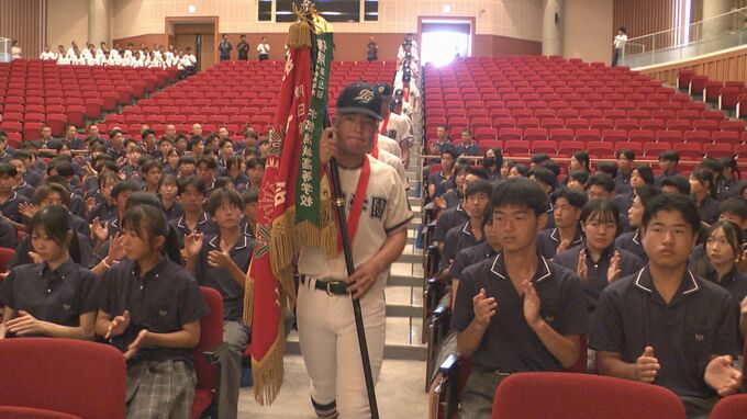 高川学園壮行式　甲子園での活躍誓う　|　山口のニュース・天気・防災｜tys NEWS｜ｔｙｓテレビ山口