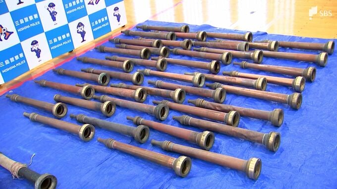 消火ホースの筒先を盗もうとした疑い 57歳の男を逮捕 関係先から約50本押収 相次ぐ盗難に関与か=静岡　|　静岡のニュース | SBSNEWS | 静岡放送