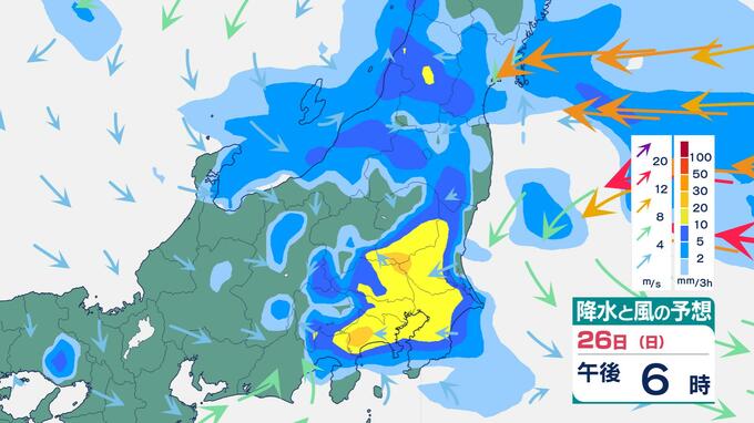 【警報級大雨】東京など関東甲信は夕方から大雨おそれ　北陸・東北は土砂災害に厳重警戒【雨風シミュレーション】|TBS NEWS DIG