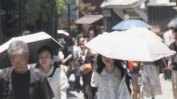 名古屋･岐阜で30℃超の｢真夏日｣に 高山では36℃超で今年初の｢猛暑日｣ 思いがけない暑さに観光客も驚き|TBS NEWS DIG