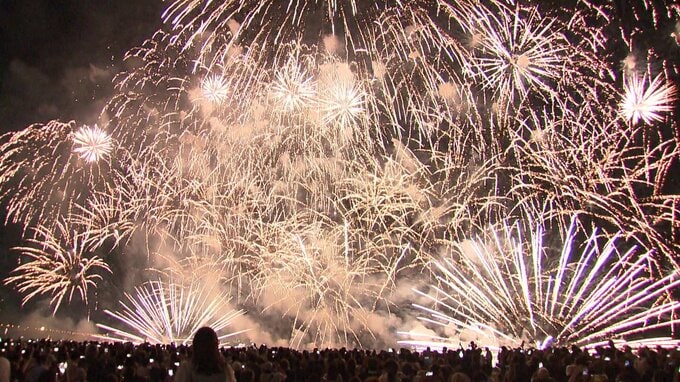 夏の風物詩にも猛暑の影響　「広島みなと夢花火大会」来年(2027年)から９月開催へ　開催時期を変更　今年は「最後の7月開催」|TBS NEWS DIG
