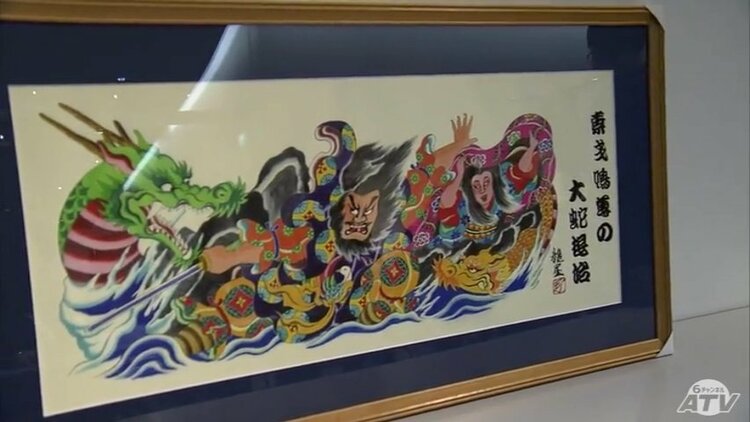 青森の伝統的なねぶた絵(800×640mm) 青森ねぶたのNFTを販売してます。｜青森ねぶた祭NFTストア