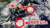【台風情報】“台風のたまご”「熱帯低気圧a」が「台風9号(クローサ)」の下に… 24時間以内に「台風10号(バイルー)」に発達か 今後の進路は?【気象庁の最新情報・雨風シミュレーション】|TBS NEWS DIG