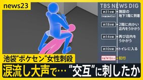 【池袋“ポケセン”女性刺殺】元交際相手の男は犯行約15分前から店内を物色　犯行時は涙流し大声で… “交互”に刺したか【news23】|TBS NEWS DIG
