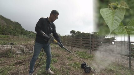 名水百選の湧水に忍び寄る特定外来生物・・・ 薬品を使わずに駆除 