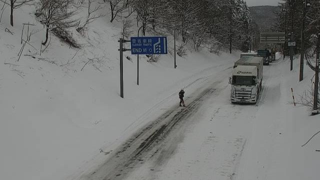 10台以上の車が立ち往生も3時間後に解除　岩手・八幡平市の国道282号が上下線で一時通行止め|TBS NEWS DIG