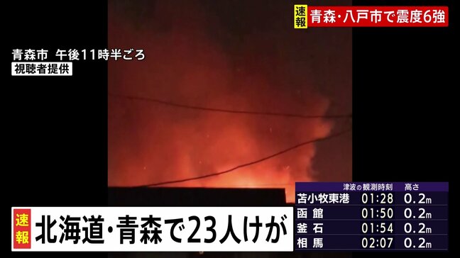 【速報】北海道と青森県で負傷者23人 計11万4092人に避難指示（午前3時時点）|TBS NEWS DIG