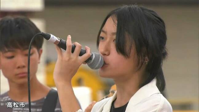 「商店街の空き地で音楽祭」香川県の高校・高専の7校から17バンドが参加「商店街軽音楽祭」|TBS NEWS DIG