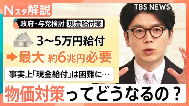 “補正予算案”提出見送りへ、バラマキ批判で方針転換? 物価高対策どうなるの? 消費税減税は?【Nスタ解説】|TBS NEWS DIG