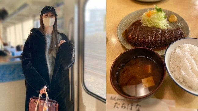 【 観月ありさ 】 鉄道での移動姿に ファンも「ビックリだね」 マスク姿で “ お忍びスタイル ” 「からの〜。とんかつ食べに行ったよ」|TBS NEWS DIG