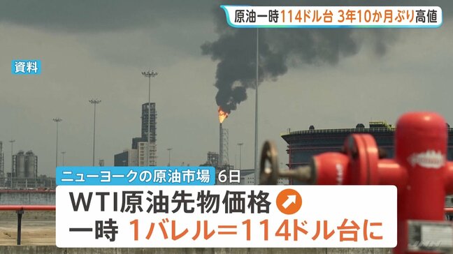 原油価格 一時114ドル台に 約3年10か月ぶりの高値で取引終了 トランプ大統領による“イラン攻撃警告”受け|TBS NEWS DIG
