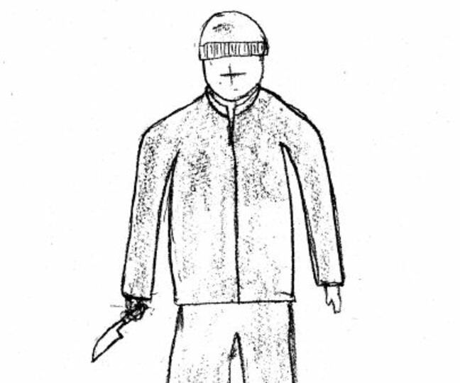 黒のニット帽を被り右手に出刃包丁「マネーマネー」と女性2人を脅して逃走　強盗未遂容疑の男の全身像を公開　20～40代の中肉男の情報提供を呼びかけ　長野・伊那市|TBS NEWS DIG