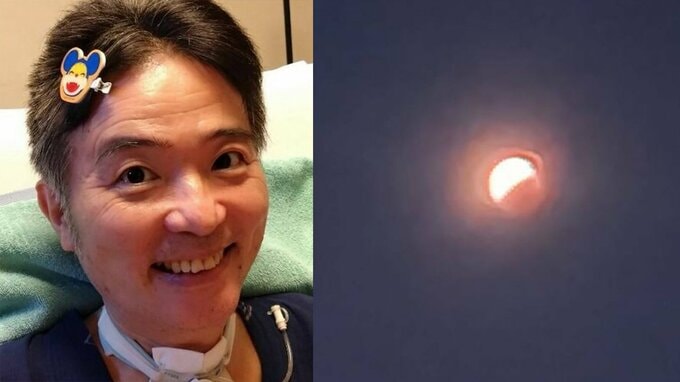 【ニャンちゅう】　声優・津久井教生さん　「先日の皆既月食を写真で感じることができました～」「空からもらえるパワーは素敵です」【ＡＬＳ闘病】|TBS NEWS DIG