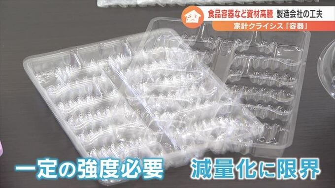 「ウィズプラスチックというものを広めたい」資材高騰　食品トレーなどの製造会社の苦悩と工夫　|　山梨のニュース | ＵＴＹテレビ山梨