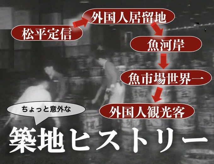「インバウンドで大賑わい〜意外な築地ヒストリー」【TBSアーカイブ秘録】|TBS NEWS DIG